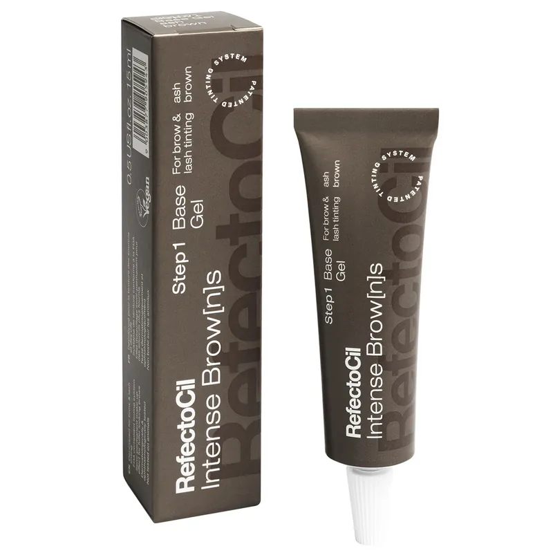 Intense Brow[n]s Base Gel Augenbrauen- und Wimpernfarbe Aschbraun, 15 ml Knallerangebot