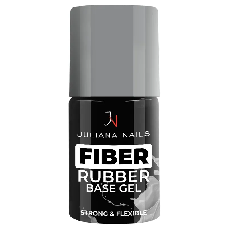 Fiber Rubber Base Gel Clear Base Coat 15 ml Begrenztes Angebot