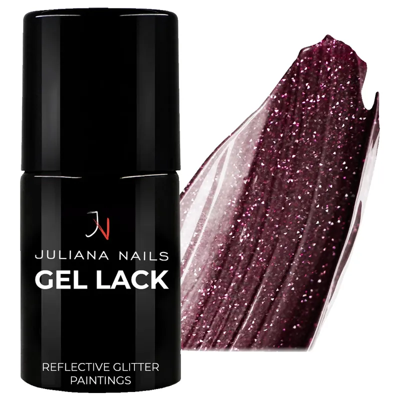 Neu Im Sortiment Gel Lack Reflective Glitter Paintings UV Gel Lack 6 ml