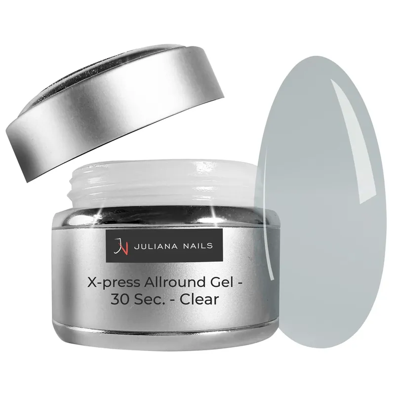 Neuheit X-press Allround Gel - 30 Sec. - Clear UV-Gel 15 g