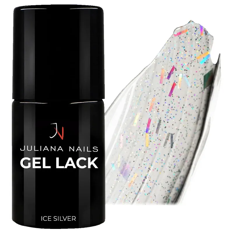 Knallerangebot Gel Lack Ice Silver UV Gel Lack 6 ml