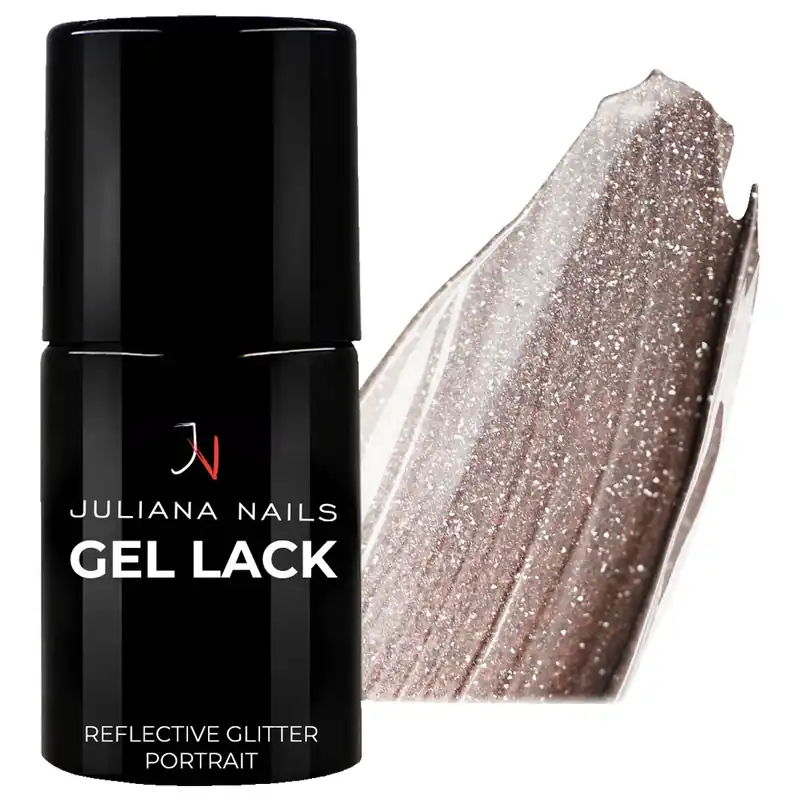 Nur Für Kurze Zeit Gel Lack Reflective Glitter Portrait UV Gel Lack 6 ml
