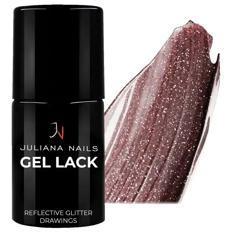 Direktkauf Gel Lack Reflective Glitter Drawings UV Gel Lack 6 ml