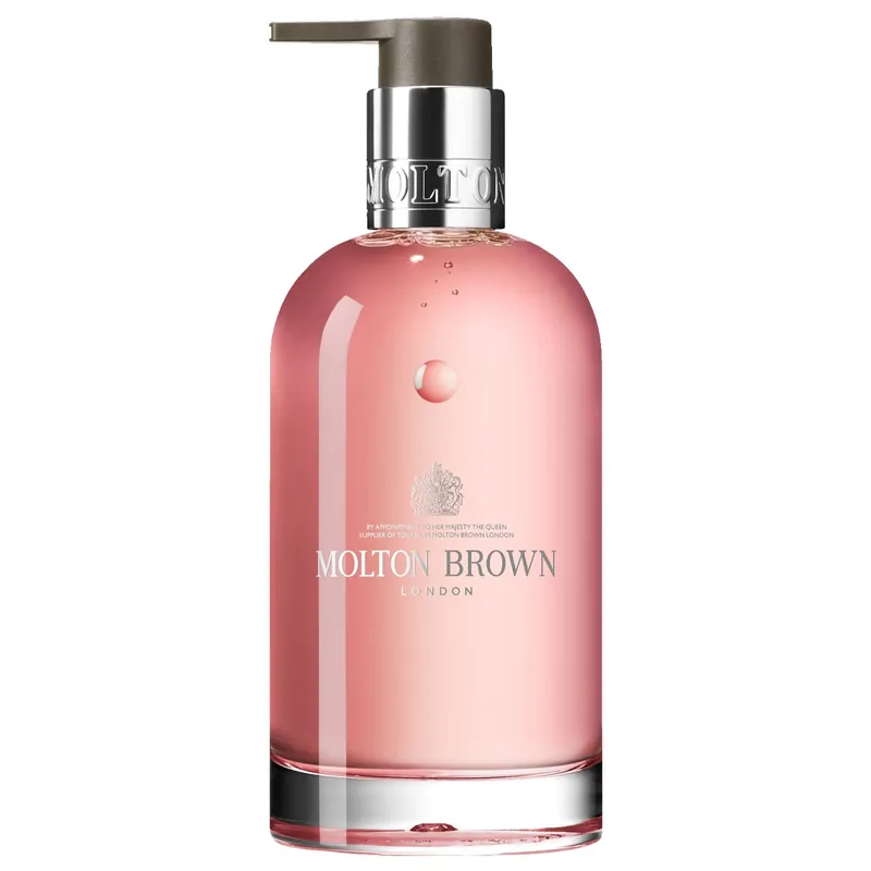 Sonderaktion Delicious Rhubarb & Rose Fine Liquid Hand Wash Glas Bottle Flüssigseife 200 ml