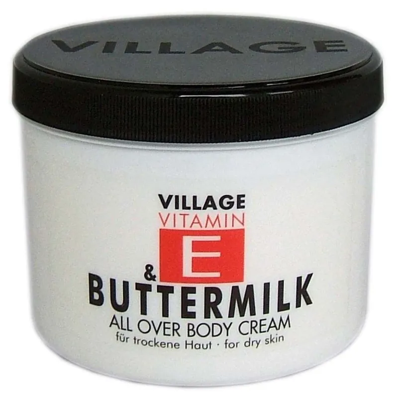 Abverkauf Vitamin E Buttermilk All Over Body Cream Körpercreme 500 ml