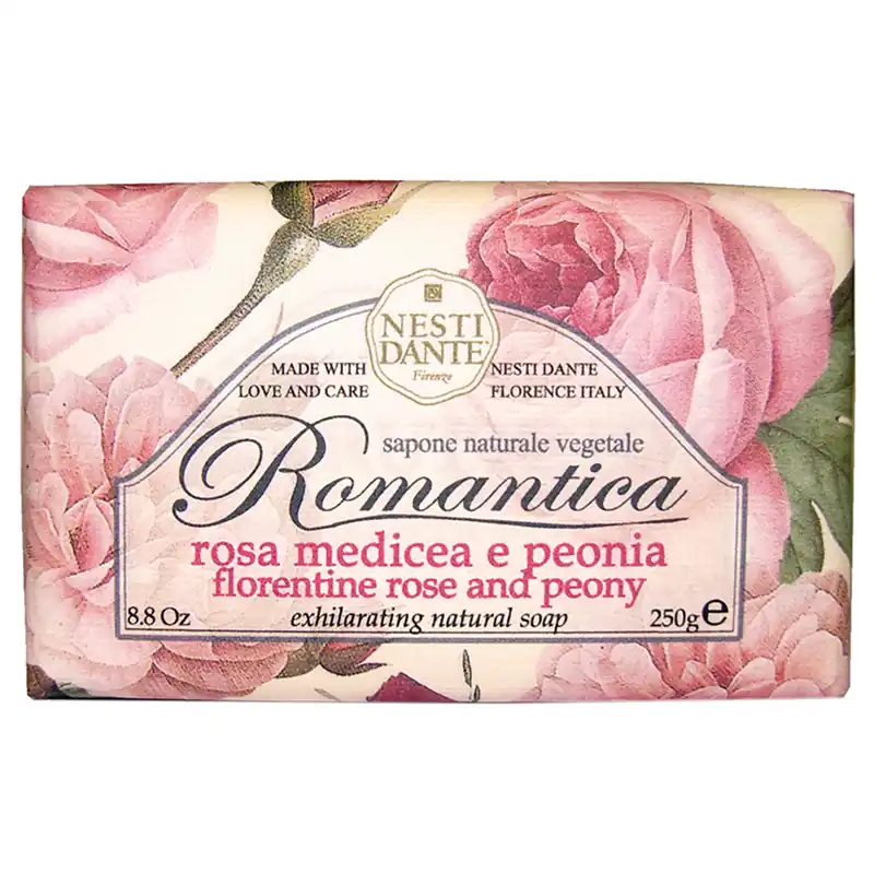 Sofort Bestellen Romantica Natural Soap Florentine Rose & Peony Feste Seife 250 g