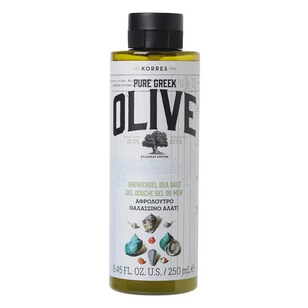 Günstig Pure Greek Olive Sea Salt Showergel Duschgel 250 ml