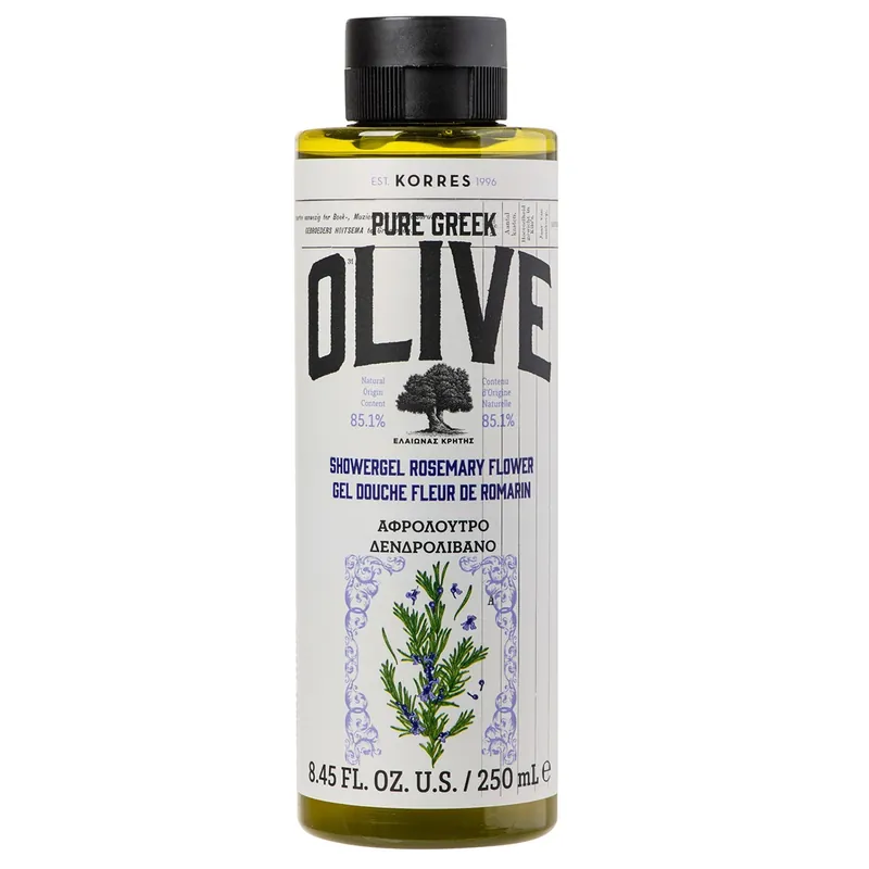 Garantierte Lieferung Pure Greek Olive Showergel Rosemary Flower Duschgel 250 ml