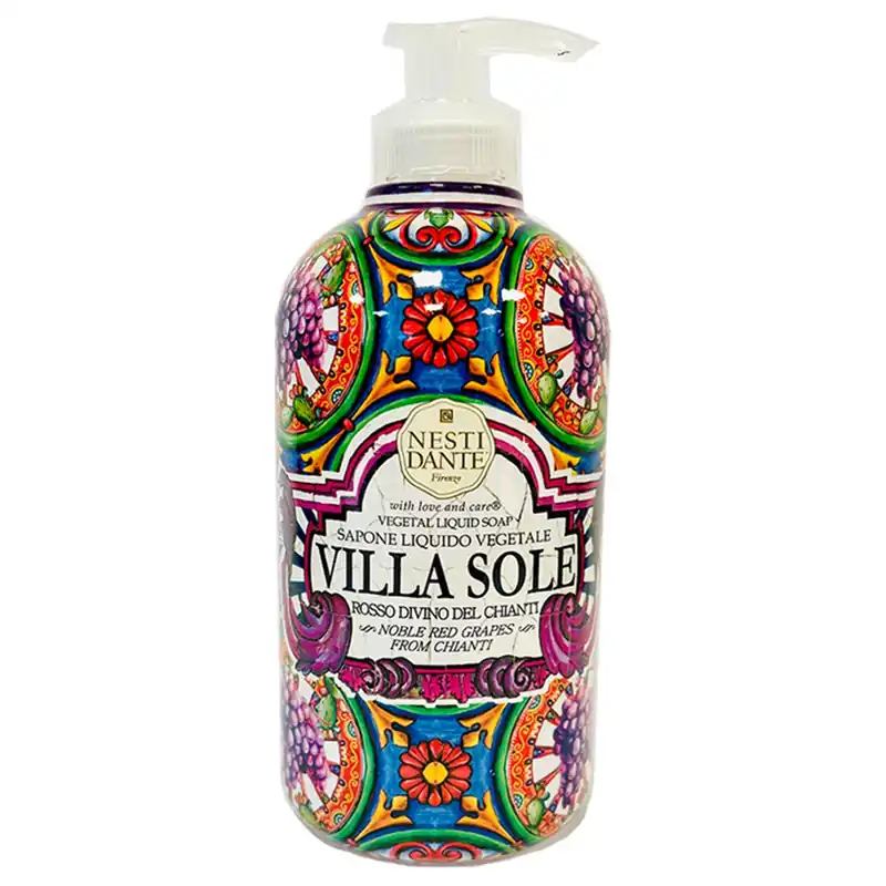 Bestseller Villa Sole Rosso Divinio Del Chianti Liquid Soap Flüssigseife 500 ml