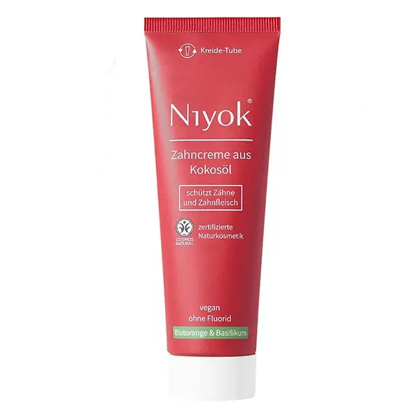 Jetzt Kaufen Zahncreme aus Kokosöl - Blutorange & Basilikum Zahnpasta 75 ml