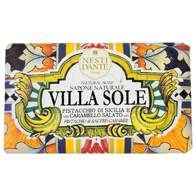 Villa Sole Pistacchio Di Sicilia e Caramello Feste Seife 250 g Angebot