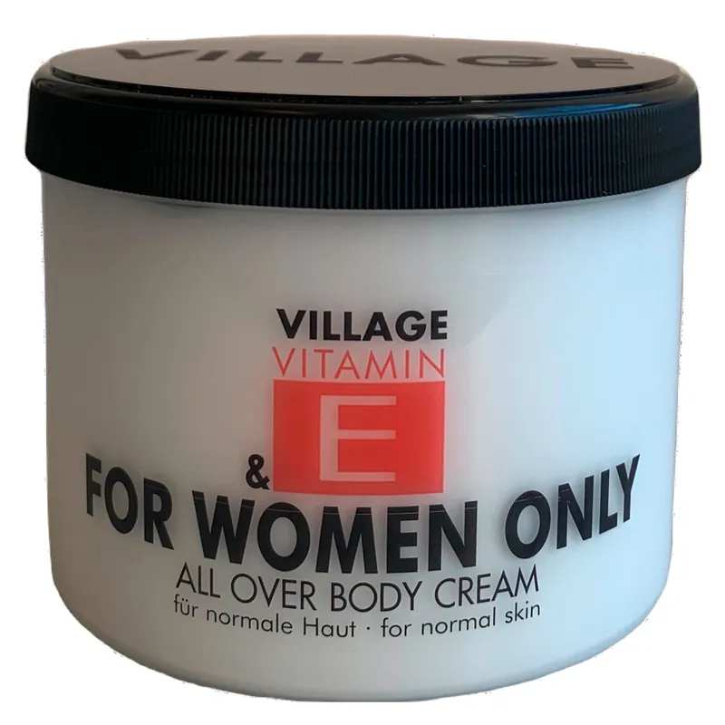 Finale Aktion Vitamin E For Women Only Bodycream Körpercreme 500 ml