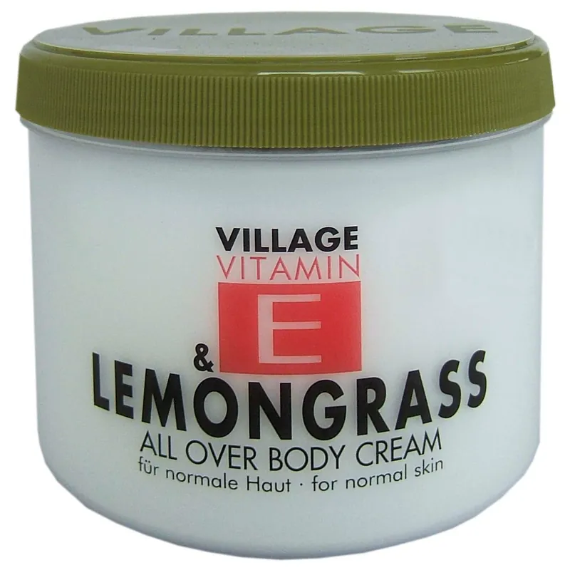Neue Ware Vitamin E Lemongrass Body Cream Körpercreme 500 ml