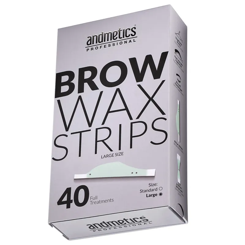 Markenware Brow Wax Strips Large Augenbrauenwachs 40 Stück