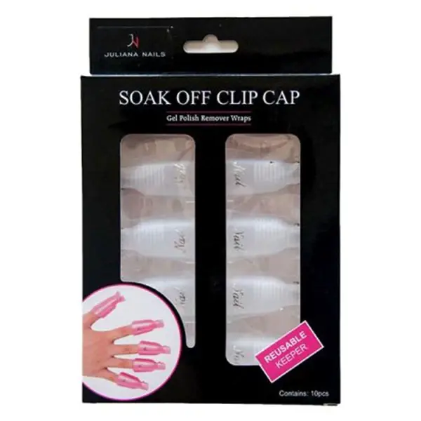 Sonderaktion Remover Clips Nagelzubehör Weiß, Pro Packung 10 Stück
