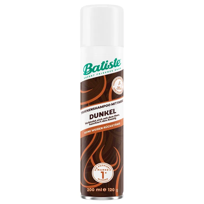 Zertifiziert Trockenshampoo mit Farbe - Dunkel Trockenshampoo 200 ml