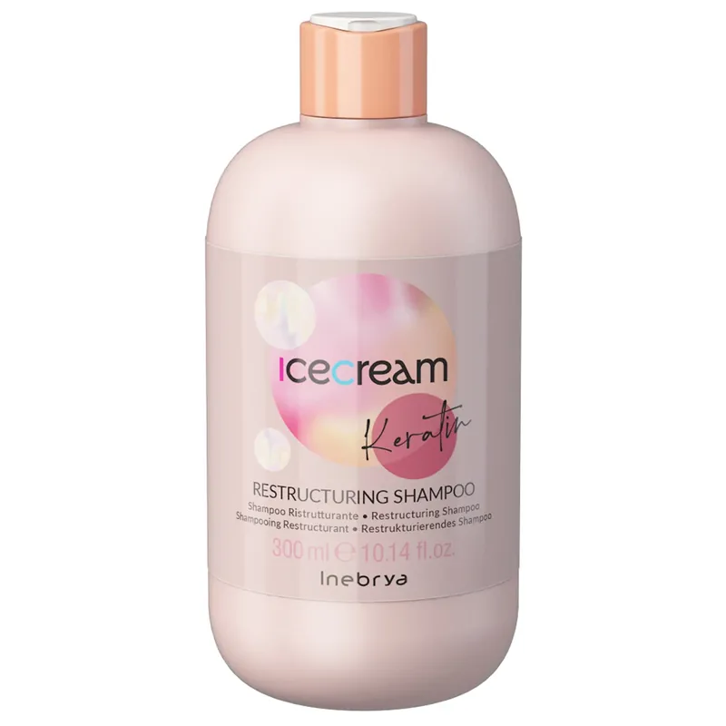 Ice Cream Keratin Restructuring Shampoo Shampoo 300 ml Echt