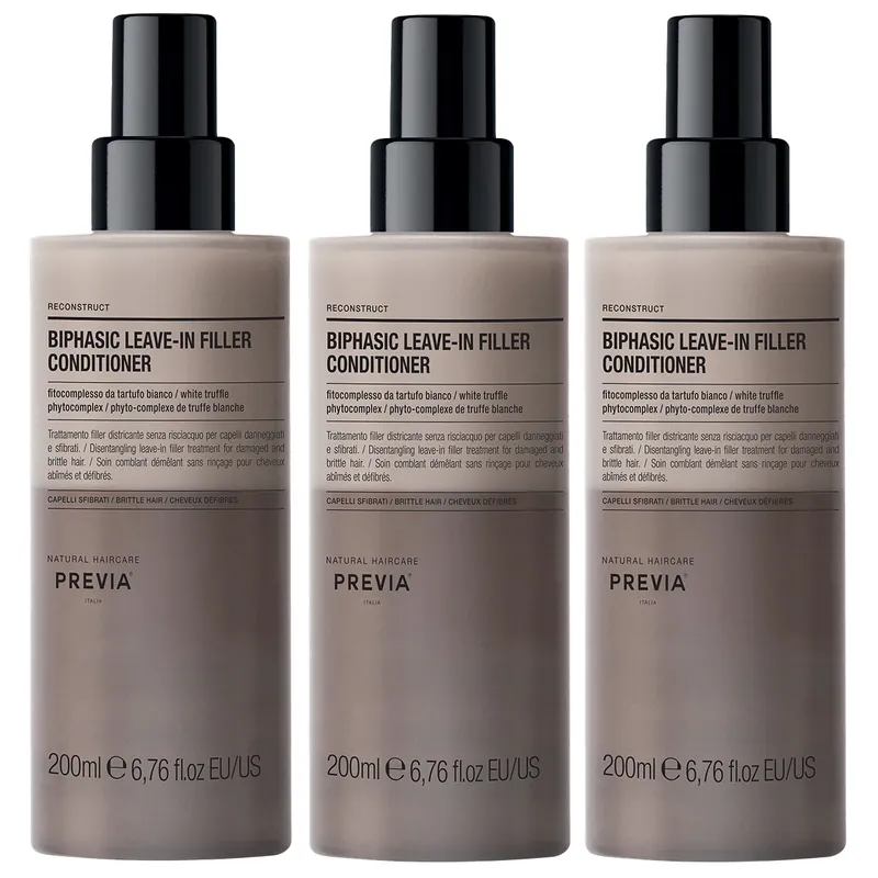 Letzte Chance Reconstruct Filler Biphasic Leave-In 3er Set Haarpflege-Set 600 ml