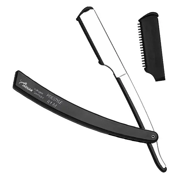 Meistverkauft Rasierklingenmesser PRE STYLE R1M Rasiermesser Schwarz