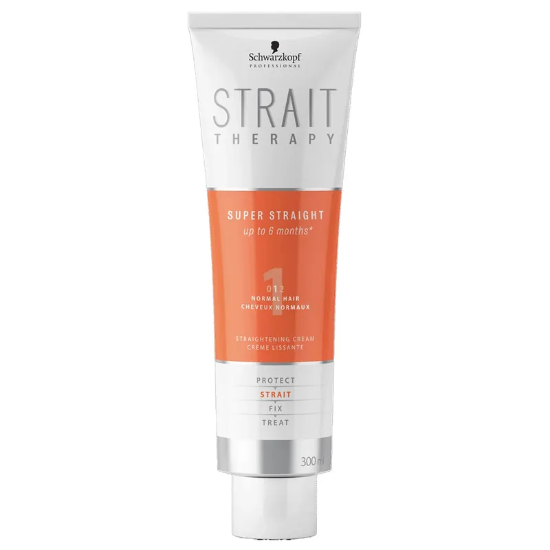 STRAIT THERAPY Strait Cream Glättungscreme 0 - für widerspenstiges, sehr lockiges Haar, 300 ml Letzte Chance