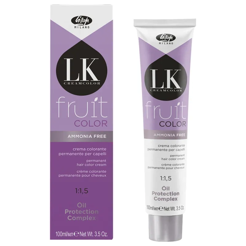 Günstig LK Fruit Permanent Creamcolor Haarfarbe 1/0 Schwarz 100 ml