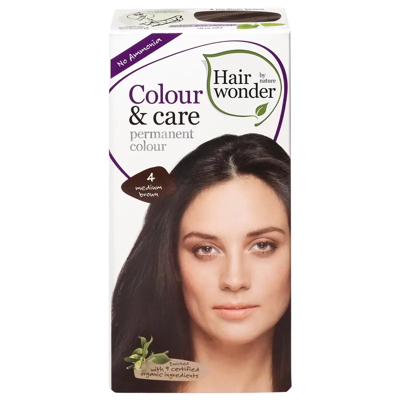 Garantierte Lieferung Colour & Care permanent colour 4 medium brown Haarfarbe 100 ml