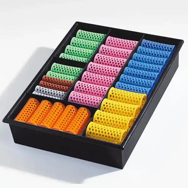 Zertifiziert Original-Griffig-Haarwickler Sortimentskasten Wickler Kasten blau mit 60 Wicklern (Diese Option ist zurzeit nicht verfügbar.)