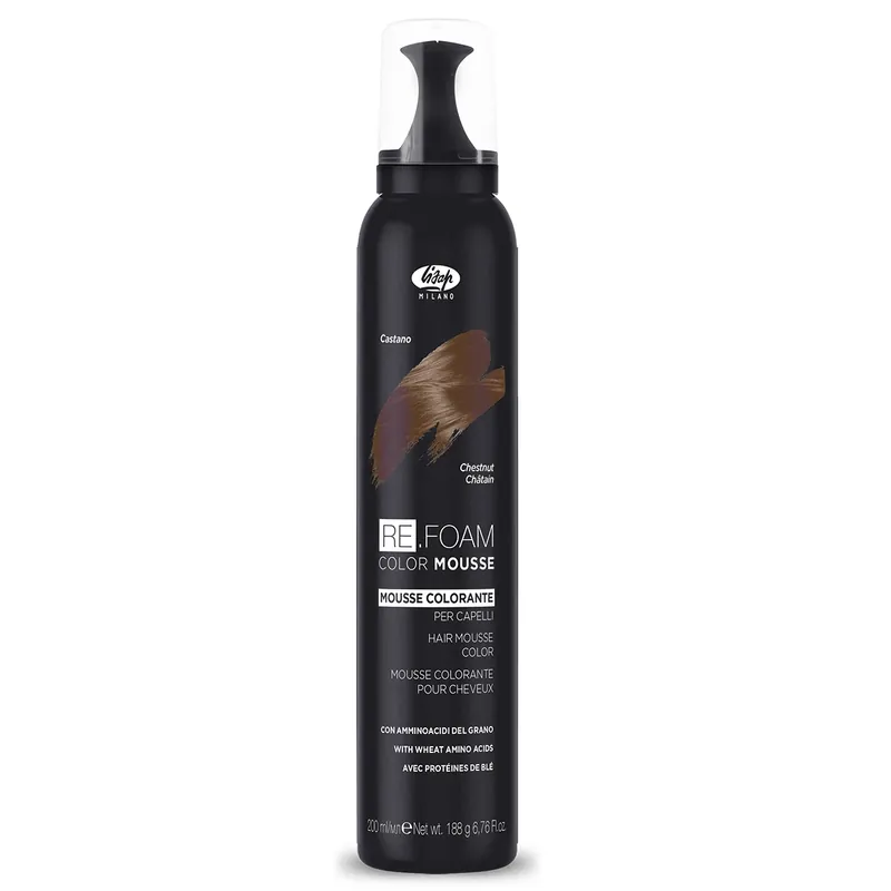 Neu RE.FOAM Color Mousse Color-Schaumfestiger schwarz 200 ml