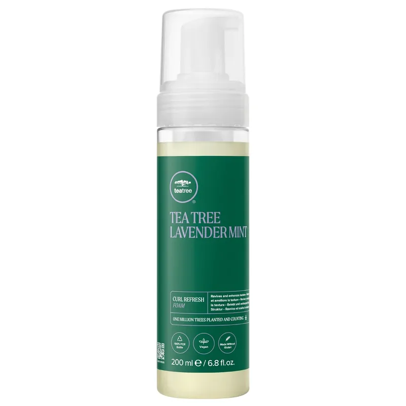 Tea Tree Lavender Mint Curl Refresh Foam Leave-In Mousse 200 ml Garantierte Lieferung