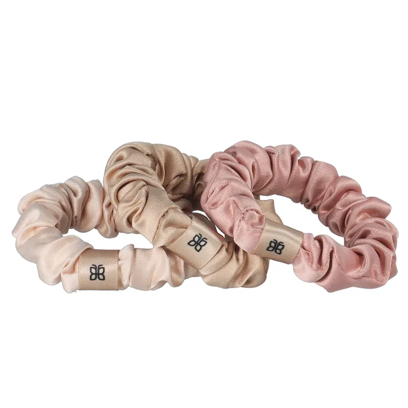 Scrunchie-Set mehrfarbig satiniert Haargummi 3 Stck. Geprüft