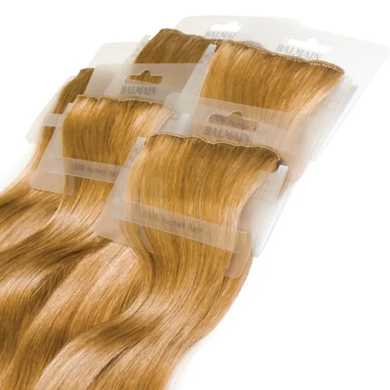 Markenprodukt DoubleHair Length & Volume 55 cm Extensions 10A Extra Super Light Ash Blonde