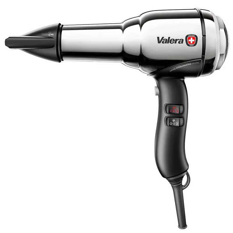 Professional Swiss Steel Master Digital Haartrockner chrome Solange Der Vorrat Reicht