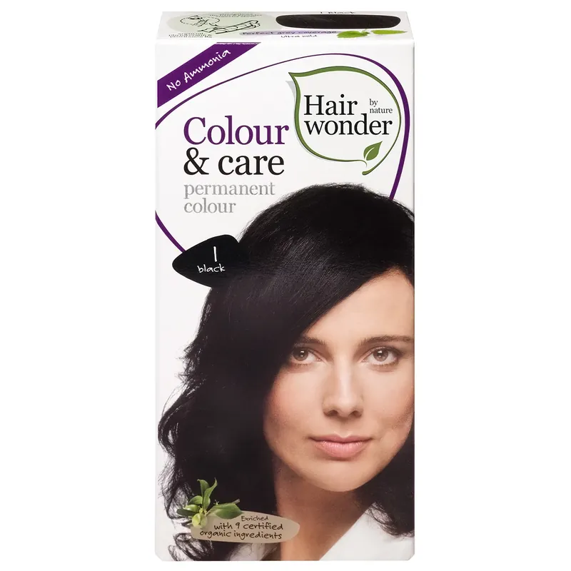 Knallerangebot Colour & Care permanent colour 1 black Haarfarbe 100 ml