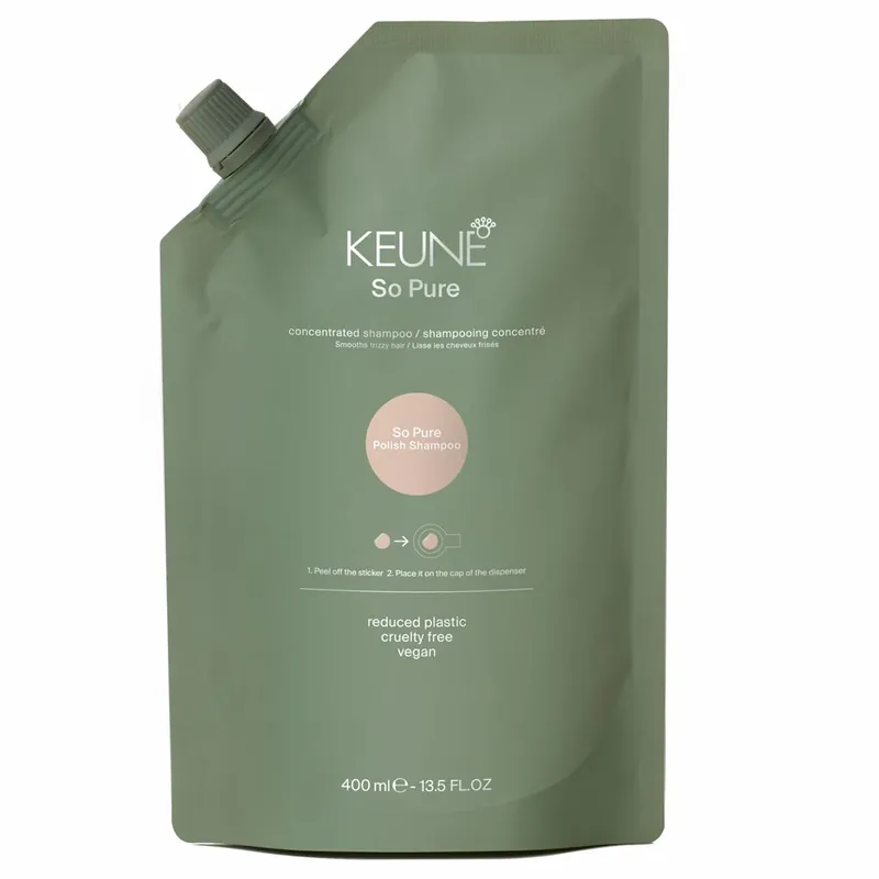 SO PURE Polish Shampoo Refill Shampoo 400 ml Rabatt