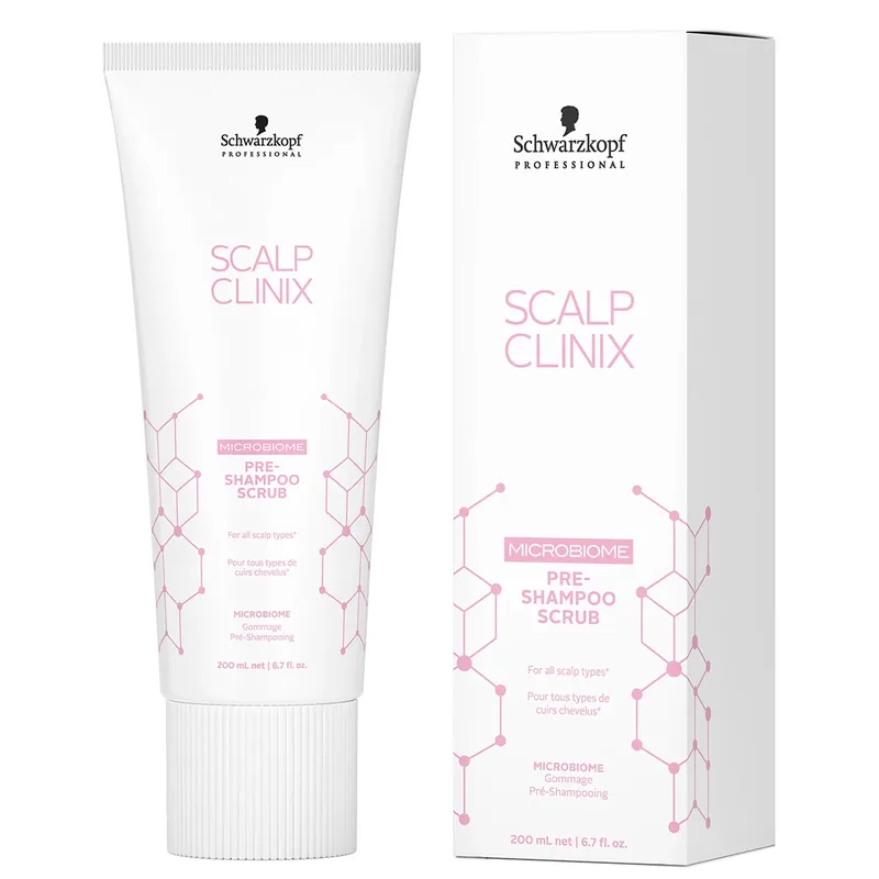 Neue Kollektion SCALP CLINIX Pre-Shampoo Scrub Kopfhautpeeling 200 ml