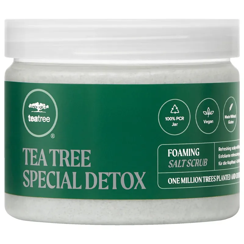 Meistverkauft Tea Tree Special Detox Foaming Salt Scrub Kopfhautpeeling 184 g