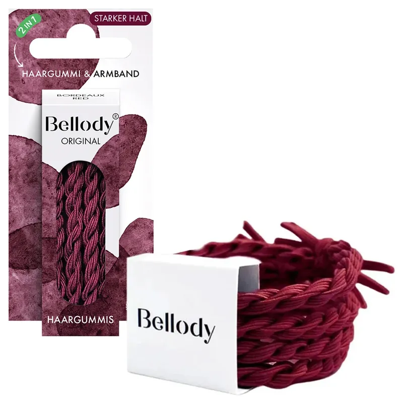 Sale Haargummis Bordeaux Haargummi 4 Stck.