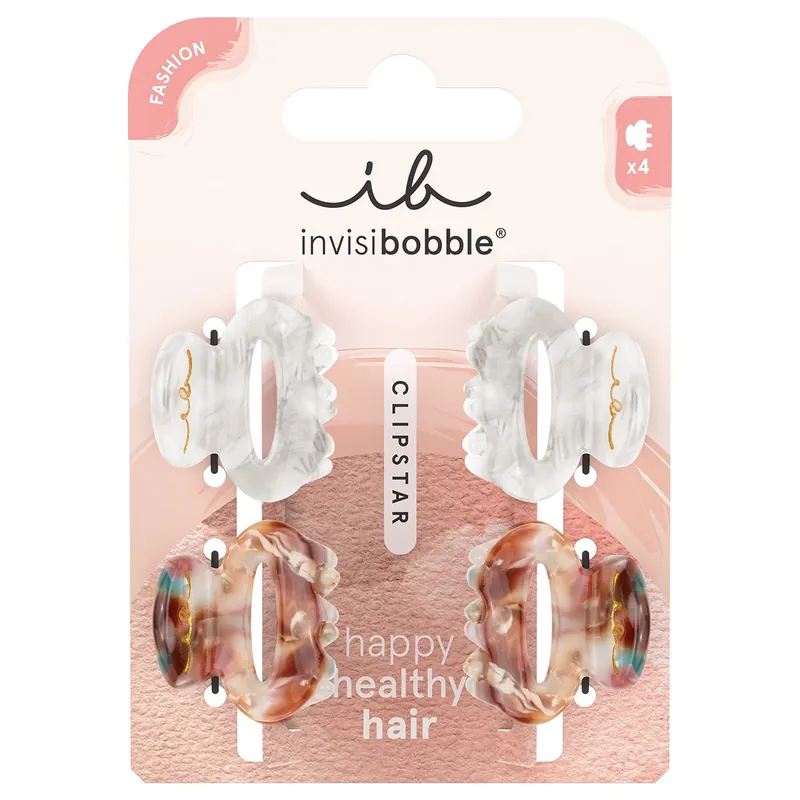 Markenware CLIPSTAR Petit Bijoux Haarklemmen 4 Stck.