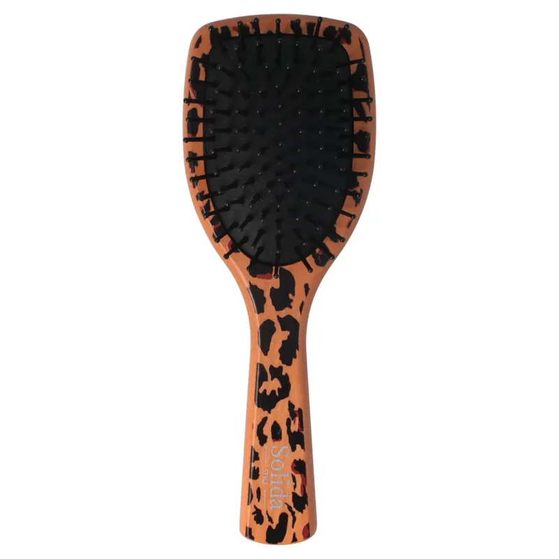 Günstig FSC Birke Mini Paddle Print Haarbürste Rosa Spitze