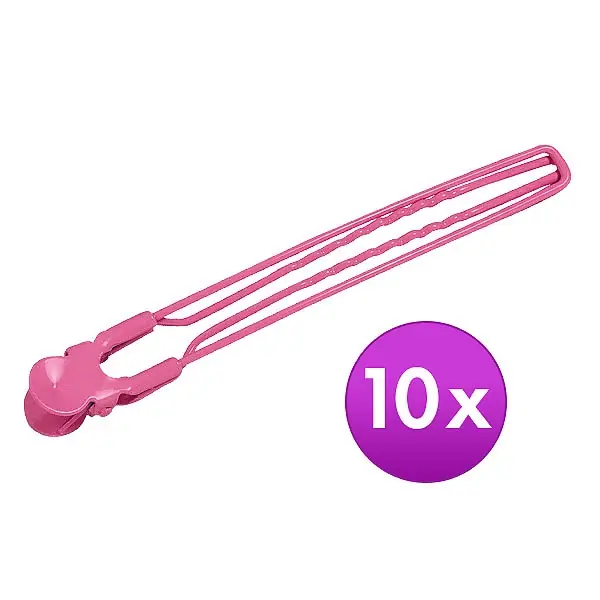 Jumbo-Clips Friseurzubehör Rosa, Pro Packung 10 Stück Top-Seller