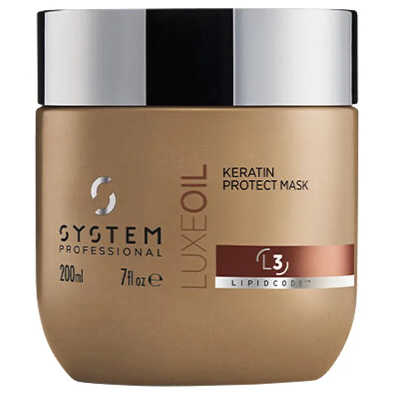 Luxeoil L3 Keratin Protect Mask Haarmaske 200 ml Highlight