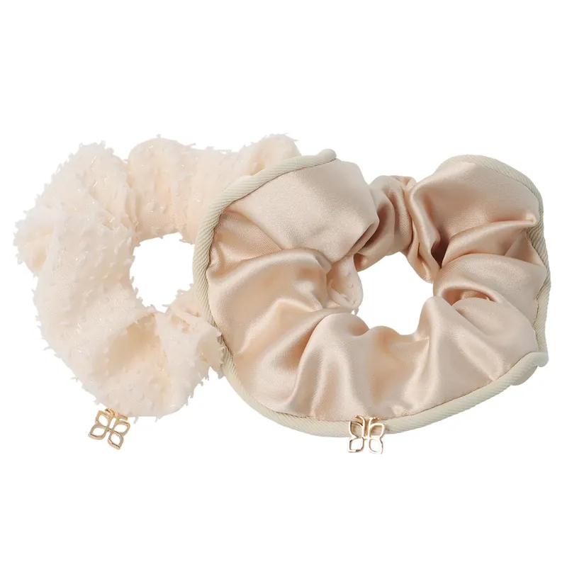 Srunchie-Set Nude Scrunchie 2 Stck. Neue Kollektion