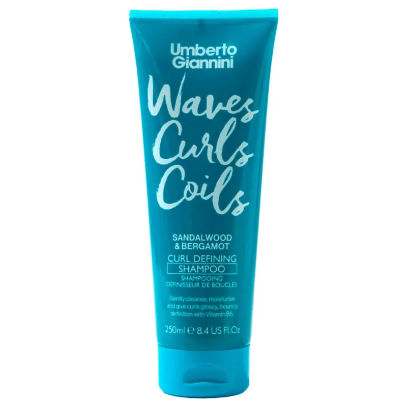 Waves, Curls & Coils Shampoo Bergamot & Sandalwood Shampoo 250 ml Neue Ware