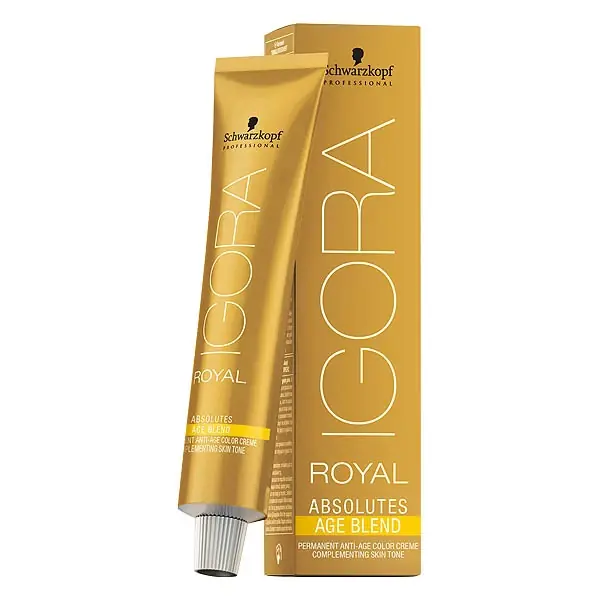 Sale IGORA ROYAL ABSOLUTES Age Blend Permanent Anti-Age Color Creme Haarfarbe 8-140 Hellblond Cendré Beige, Tube 60 ml (Diese Option ist zurzeit nicht verfügbar.)