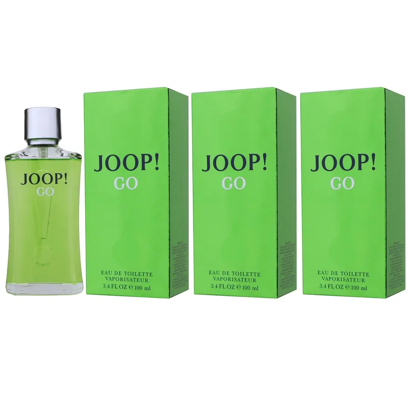 Preisreduziert Joop Go 3 x 100 ml Eau de Toilette EDT Set Herren Parfum Duft Herrenduft