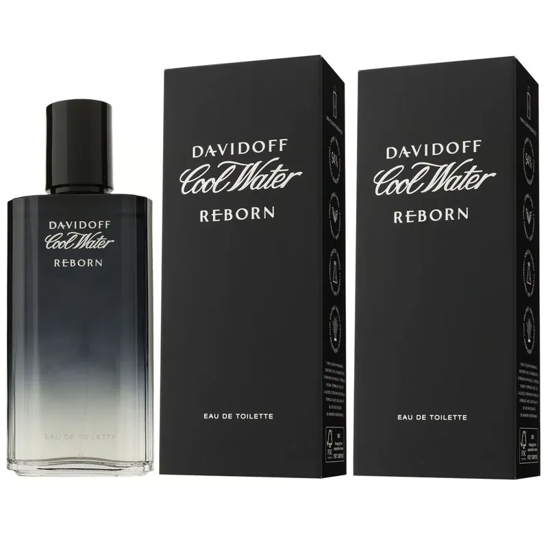 Davidoff Cool Water Reborn 2 x 75 ml Eau de Toilette EDT Set Herrenduft Neue Kollektion