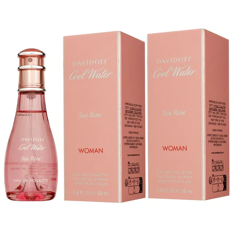 Nur Für Kurze Zeit Davidoff Cool Water Sea Rose 2 x 50 ml Eau de Toilette EDT Set Damenduft