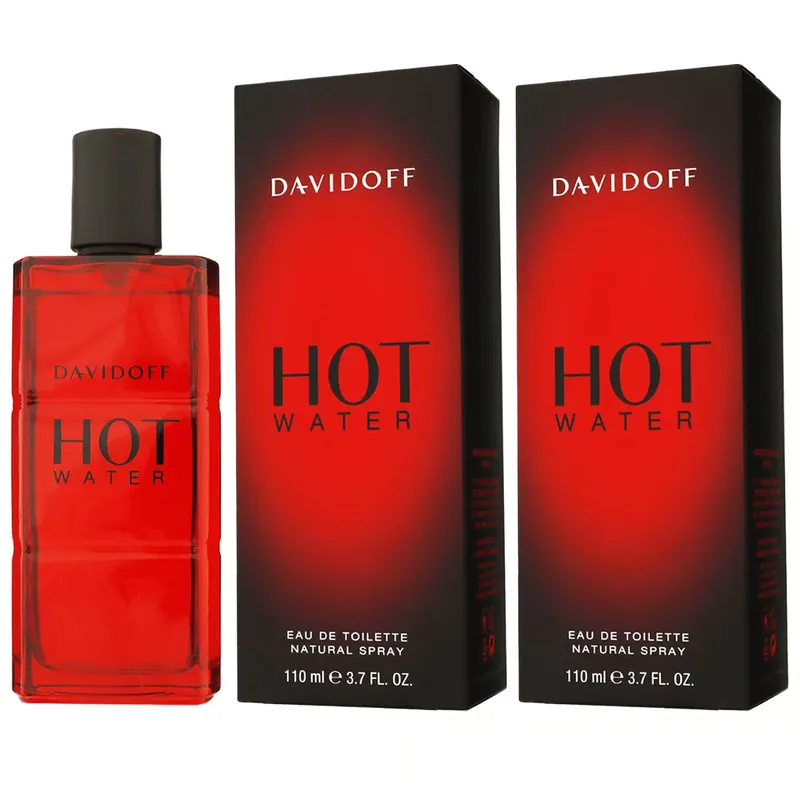 Davidoff Hot Water 2 x 110 ml Eau de Toilette EDT Set Herrenduft Neu Im Sortiment
