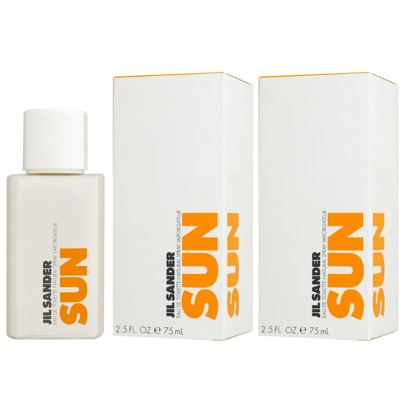 Markenware Jil Sander Sun 2 x 75 ml Eau de Toilette EDT Set Damenduft Damen Duft