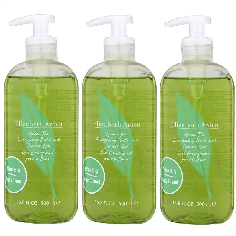Elizabeth Arden Green Tea 3 x 500 ml Duschgel Showergel Shower Gel Set Kracherpreis